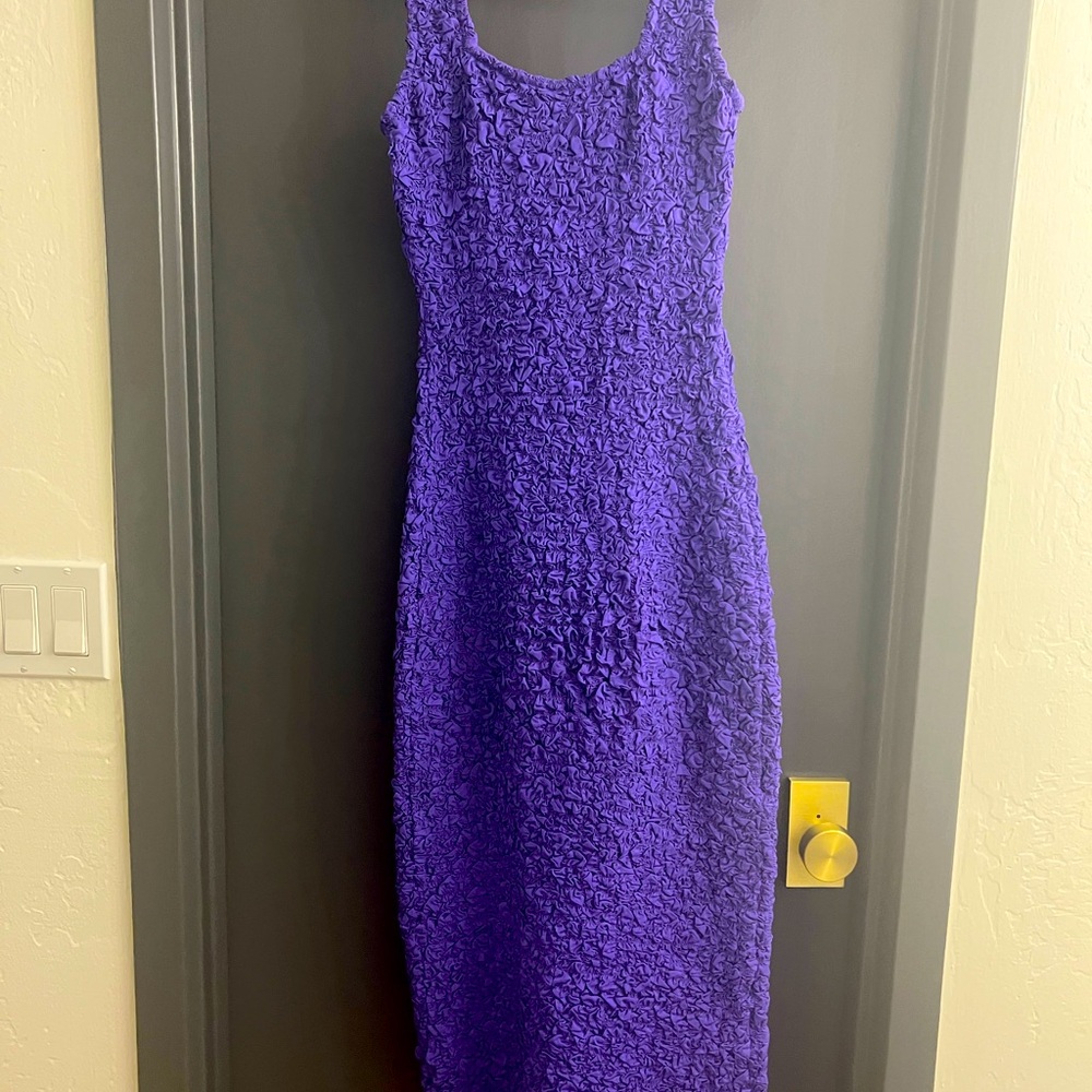 Mara Hoffman Sloan Midi Dress Purple Size Small